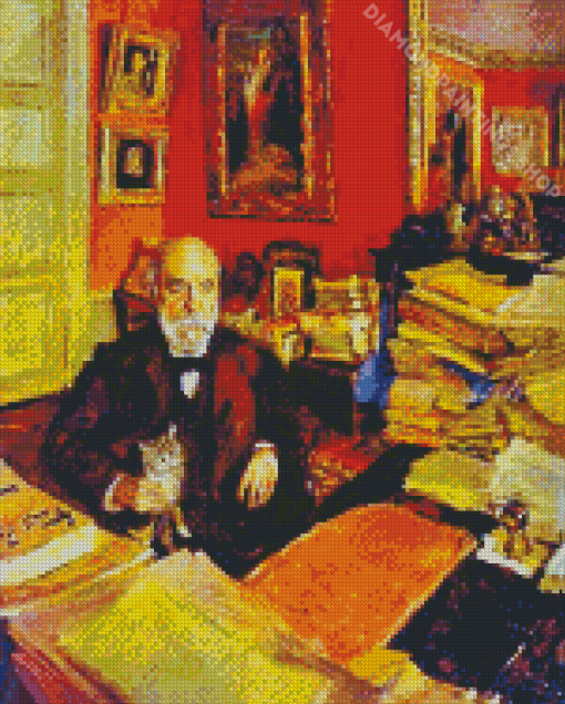 Théodore Duret By Édouard Vuillard Diamond Paintings