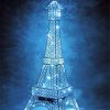 Eiffel Tower Light Lamp Diamond Paintings