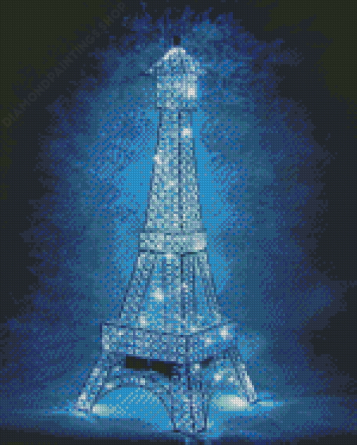 Eiffel Tower Light Lamp Diamond Paintings