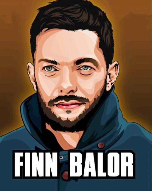 Finn Balor Poster Art Diamond Paintings