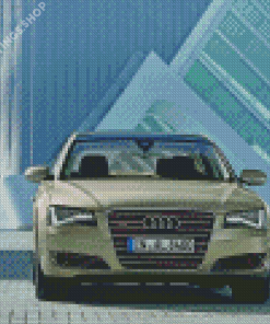 Green Audi A8 Diamond Paintings
