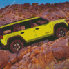 Green Off Roading Car Diamond Paintings