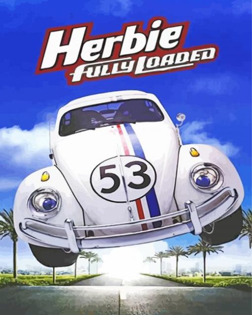 Herbie Fully Loaded Poster Diamond Paintings
