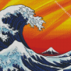 Japanese Wave Landscape Diamond Paintings