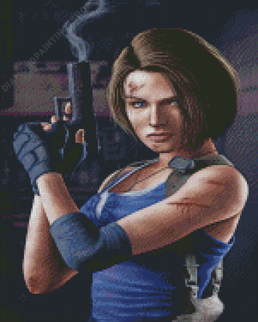 Jill Valentine Resident Evil Movie Diamond Paintings