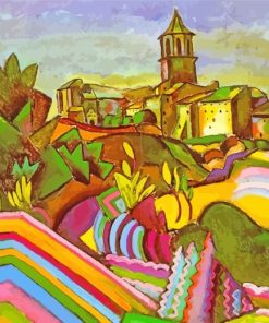 Joan Miro Prades The Village Diamond Paintings