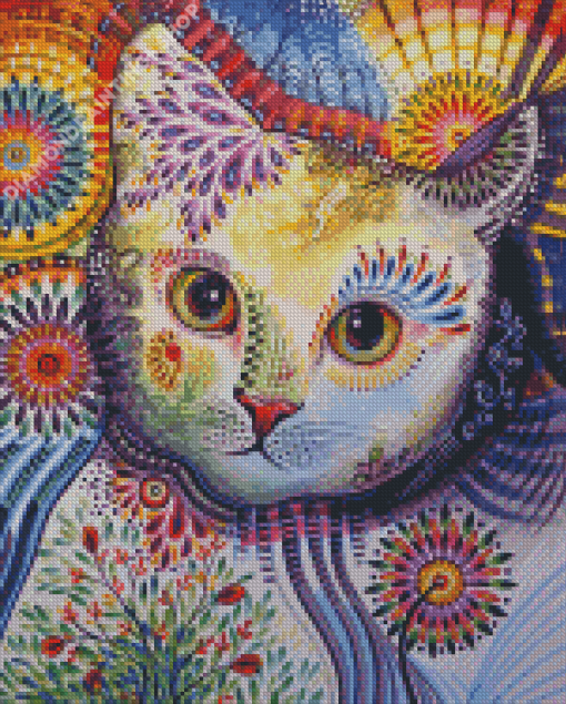 Mandala Cat Diamond Paintings