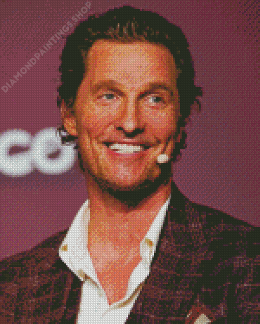 Matthew McConaughey Actor Diamond Paintings