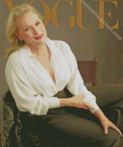 Meryl Streep Vogue Cover Diamond Paintings