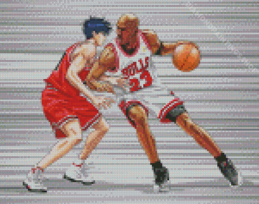 Michael Jordan Slam Dunk Diamond Paintings