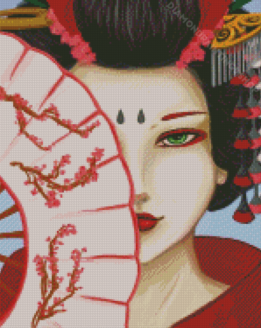 Modern Japanese Geisha Diamond Paintings