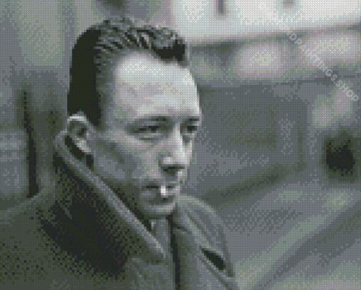 Monochrome Albert Camus Diamond Paintings