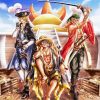 Monster Trio Anime Characters Diamond Paintings