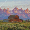 Moulton Barn In The Grand Teton Diamond Paintings