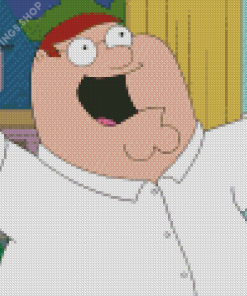 Peter Griffin Animation Character Diamond Paintings