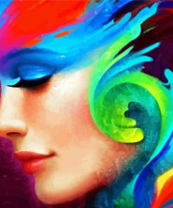 Psychedelic Woman Diamond Paintings