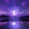 Purple Fantasy Starry Sky At Night Diamond Paintings