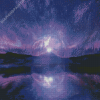 Purple Fantasy Starry Sky At Night Diamond Paintings