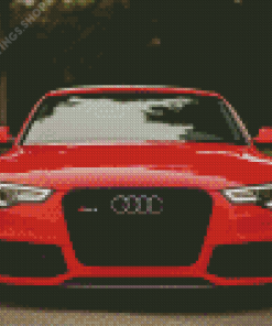 Red Audi Diamond Paintings