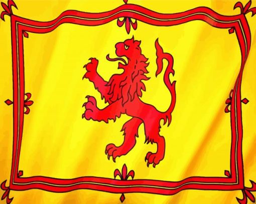 Scotland Rampant Lion Flag Diamond Paintings