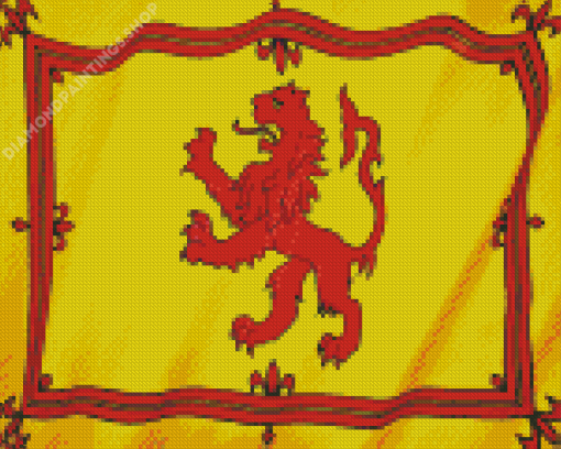 Scotland Rampant Lion Flag Diamond Paintings