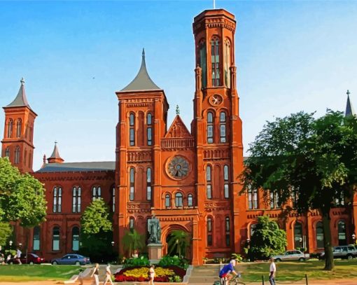 Smithsonian Building Washington DC Diamond Paintings