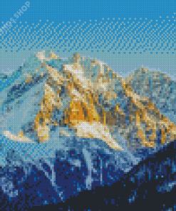 Snowy Pyrenees Mountains Diamond Paintings