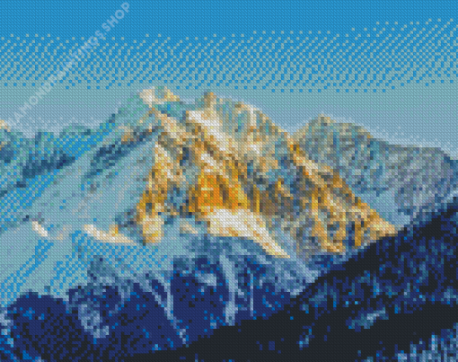 Snowy Pyrenees Mountains Diamond Paintings