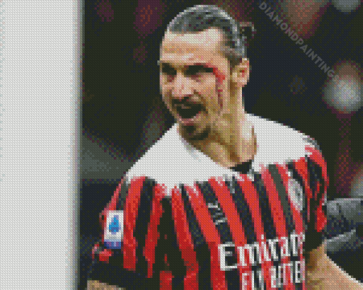 The Footballer Zlatan Ibrahimović Diamond Paintings