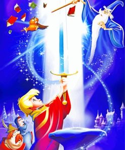 The Sword in the Stone Disney Movie Diamond Paintings