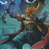 Thor God of Thunder Art Diamond Paintings