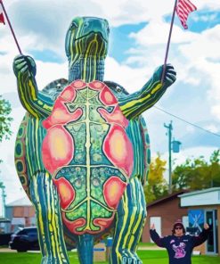 Tommy Turtle Canadian Landmark Diamond Paintings