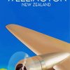 Wellington New Zealand By Air Poster Diamond Paintings