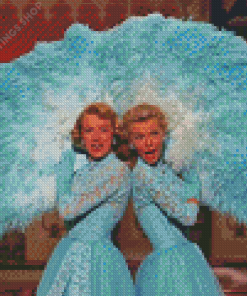 White Christmas Sisters Diamond Paintings