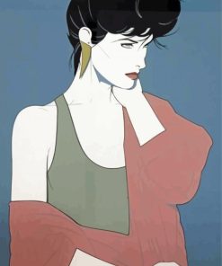 Woman By Patrick Nagel Diamond Paintings