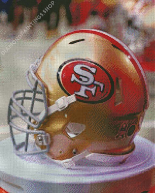 49ers Football Team Helmet Diamond Paintings