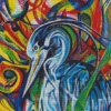 Abstract Heron Art Diamond Paintings