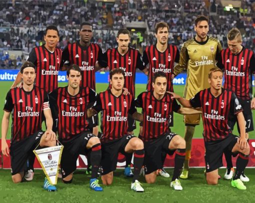 A.C. Milan Players Diamond Paintings