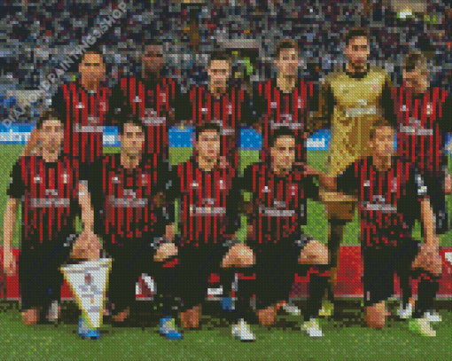 A.C. Milan Players Diamond Paintings