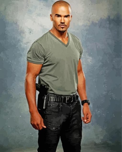 American Actor Shemar Moore Diamond Paintings