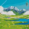 Anime Studio Ghibli Landscape Diamond Paintings