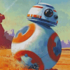 BB 8 Star Wars Character Diamond Paintings