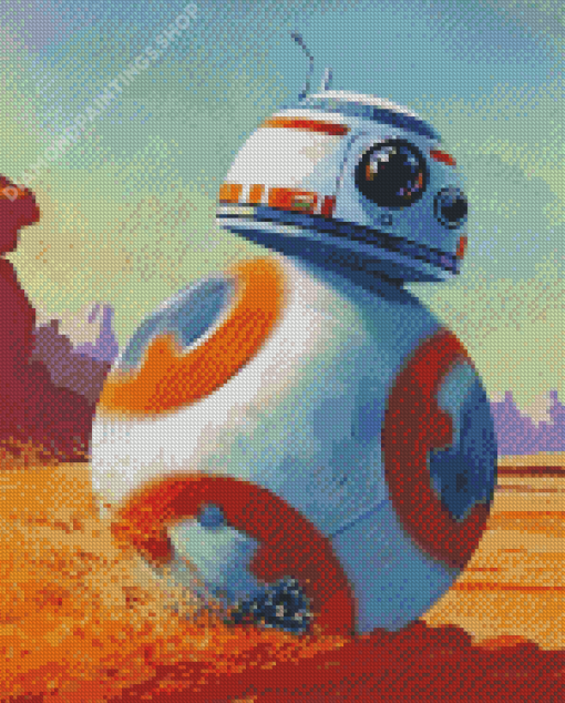 BB 8 Star Wars Character Diamond Paintings