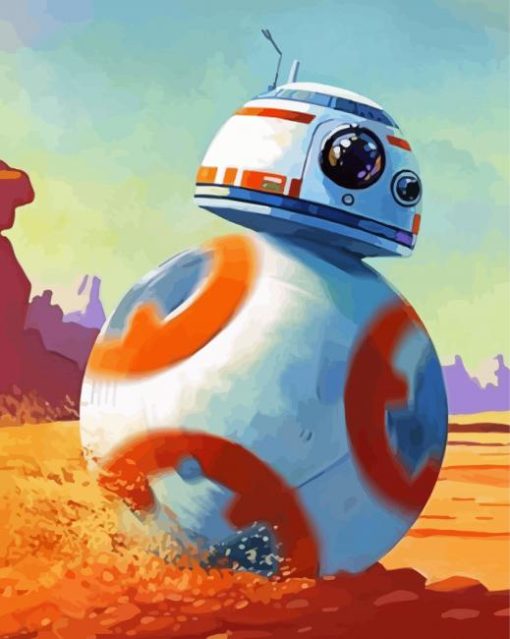 BB 8 Star Wars Character Diamond Paintings