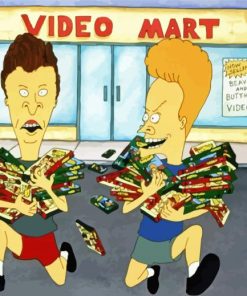 Beavis And Butt Head Animation Diamond Paintings