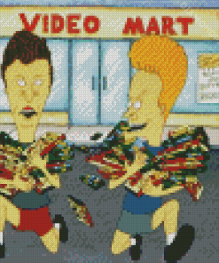 Beavis And Butt Head Animation Diamond Paintings