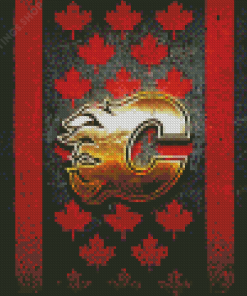 Calgary Flames Logo Diamond Paintings