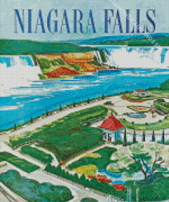 Canada Niagara Fall Poster Diamond Paintings