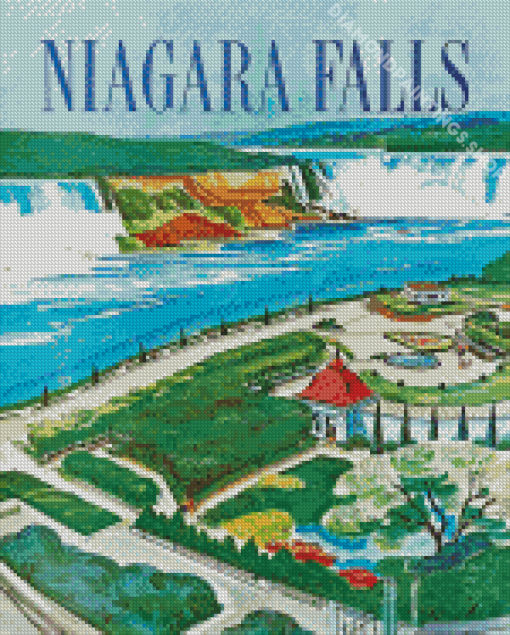 Canada Niagara Fall Poster Diamond Paintings