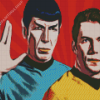 Captain Kirk Spock Pop Art Diamond Paintings